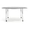 Flash Furniture Commercial Adjustable Height Flower Activity Table with Locking Casters-LT Gray XU-A60-FLR-LTGRY-T-A-CAS-GG - alternate 10