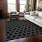 Homeroots 3' X 5' Black And White Geometric Washable Indoor Outdoor Area Rug 613542 - alternate 8