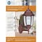 Boston Harbor Outdoor Wall Lantern, 120 V, 60 W, A19 or CFL Lamp, Aluminum Fixture, Rustic Brown BRT-BPP1611-RB3L - alternate 3