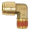 Mytee Products 5Pk DOT Brass Push to Connect Fitting Elbow 1/2in Tube ODx3/8in NPT Air Line Male MP-ABF-ELBOW1238 - alternate 4