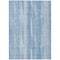 Homeroots 3' X 5' Sky Blue And Denim Blue Botanical Leaves Washable Indoor Outdoor Area Rug 581984 - alternate 9