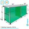 Amgood 30in D x 96in L Stainless Steel Open Base Table, 3in Casters AMG WT-3096-RCB-WHEELS-Z - alternate 7