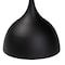 Baxton Studio Webb Metal Pedestal Accent Table, Black 259-14291-ZORO - alternate 8