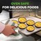 Nutrichef 10-Piece Nonstick Mini Tart Pans with Removable Bottom NCMTRT10BK - alternate 5