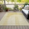 Homeroots 3' X 5' Gold Ivory And Yellow Geometric Washable Indoor Outdoor Area Rug 582710 - alternate 9