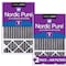 Nordic Pure 16x25x5 Plus Carbon Pleated Air Filter, High Capacity, MERV 8, 2 PK 16x25x5HPM8C-2 - alternate 1