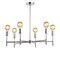 Jonathan Y Turing 28.5" Adjustable Height Metal LED Chandelier, Chrome JYL7458A - alternate 18