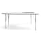 Flash Furniture Wren 66 in x 60 in Horseshoe Adjustable Height Activity Table, Thermal Laminate Top, Short Legs, White XU-A6066-HRSE-WHT-T-P-GG - alternate 9