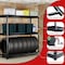 Shuntong Atlas 3-Tier 77 in.W x 24 in.D x 72 in.H 7500 lbs Heavy Duty Steel Shelving, Dark grey 7304K-3 - alternate 7