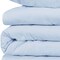 Homeroots Light Blue Queen Cotton Blend 1000 Thread Count Washable Duvet Cover Set 528107 - alternate 6