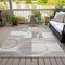Homeroots 9' X 12' Ivory And Beige Geometric Washable Indoor Outdoor Area Rug 612585 - alternate 7