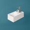 Whitehaus Collection Britannia Rectangular Wall Mount Basin with Right Single Hole Drill B-AG20 - alternate 2