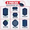 Bakkenamster BAKKEN Kitchen Baking Pan Set, Oven Safe Tray, Up To 450 Deg F, 8PK BKBSBLUE88 - alternate 6