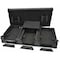 Deejay Led DJ Fly Drive Case for two Large Players CDJ2000 DJM900 w/Laptop Shelf w/Wheels TBHDJM9HCDJKWLTB - alternate 1