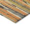 Homeroots 5' X 8' Orange And Beige Striped Washable Indoor Outdoor Area Rug 609043 - alternate 9
