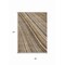 Homeroots 8' X 10' Taupe Beige And Brown Striped Washable Indoor Outdoor Area Rug 615022 - alternate 9