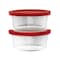 Black & Decker 4 Cup Glass Bowl Chopper With Two Mixing Bowls in Red EHC3002R - alternate 7