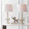 Jonathan Y Genie 28.5" Glass LED Table Lamp, Mercury Silver, 2PK JYL1061D-SET2 - alternate 10