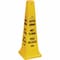 Rubbermaid Commercial 36" Safety Cone, 36" Height, 12.2" Width, Plastic, Cone, Spanish; English RCP627677 - alternate 2