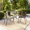 Flash Furniture Lila  Medium Brown Rattan Indoor-Outdoor Restaurant Stack Chair, PK4 4-TLH-037-DK-BN-GG - alternate 19
