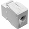 Eaton Tripp Lite Series Keystone Jack Cat6/Cat5e, RJ45, Shuttered, Dust Cap - Toolless, PoE/PoE+ N238-001-GY-TF - alternate 7