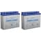 Power-Sonic PS-12180 NB 12V 18Ah AGM Rechargeable Battery, 2PK PS-12180 NB2 - alternate 1