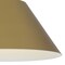 Homeroots 22" Antiqued Brass Aluminum Cone LED Dimmable Outdoor Pendent Hanging Light 683470 - alternate 9