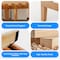 Simple Deluxe CJ-WH01-T, Twin Size Wood Bed Frame, 12 Inch Wooden Platform Bed with Support Slats, Natural Pine 3A88FNBFRATWIN12WOOD - alternate 5