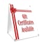 Signmission Gift Certificates, 36 Inch x 24 Inch A-frame Yard Sign, Plastic Sign SBC-2436-Gift Certificates - alternate 1
