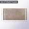 Lavish Home Bath Towels 2PC 100% Cotton Towel Set Extra Large Quick Drying Bath Towels Absorbent Bath Sheets 67-0022-TBS - alternate 10