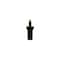 Orbit 54242 Spring Loaded Sprinkler with Twin-Spray Brass Nozzle 1/2 in Connection 15ft Half-Circle Brass 54523 - alternate 1