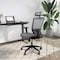 4Dock High Back Ergonomic Mesh Office Chair with Clothes Hanger, 17.7-21.7 in Height, Mesh, Black YZ102 - alternate 6