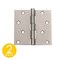 Global Door Controls 4 in Leaf W x 4 in Leaf H, Satin Nickel CP4040-US15-M - alternate 1