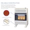 Duluth Forge Ventless Natural Gas Gas Log Set - 18 in. Split Oak, 30,000 BTU, T-Stat Control DLS-N18T-1 DLS-L18T-1 - alternate 12
