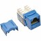 Eaton Tripp Lite Series Cat6/Cat5e 110 Style Punch Down Keystone Jack - Blue, TAA N238-001-BL - alternate 1