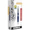 Zebra Pen Sarasa Dry X10 Gel Pen, Retractable, Medium 0.7 mm, Blue Ink, Blue/Silver Barrel, PK12 42620 - alternate 1