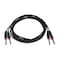 Monoprice Dual 1/4" Ts M Instrument Cable, 10 ft. 601461 - alternate 3