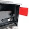 Mail Boss Townhouse Locking Wall-Mount Mailbox, Galaxy, 14/16-Gauge Steel 805946 - alternate 9