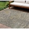 Homeroots 8' X 10' Ivory Gray And Black Abstract Washable Indoor Outdoor Area Rug 596821 - alternate 1