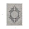 Homeroots 5' X 8' Black And Ivory Oriental Washable Indoor Outdoor Area Rug 597723 - alternate 8