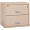 Fireking 2 Drawer, 1 Hr Fire & Impact Rated, 31" Wide Lateral Champagne 2-3122-CCH - alternate 1