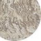 Homeroots 8' Beige Brown And Ivory Round Abstract Washable Indoor Outdoor Area Rug 600266 - alternate 7