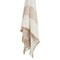 Homeroots 50" X 60" Ivory Cotton Woven Striped Throw Blanket with Fringe 518829 - alternate 4