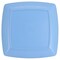 Gibson Home Grayson 4 Piece 10.5 Inch Square Melamine Dinner Plate Set in Assorted Blue 136427.04 - alternate 5