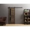 Sartodoors Sturdy Barn Door 30 x 80in, Cognac Oak W/ Black Glass, 6.6FT Rail Hangers Heavy Hardware Set VEREGIO7588BD-B-AKA-30 - alternate 1