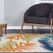 World Rug Gallery Palm Frond Indoor/Outdoor Area Rug 8 ft Round Multi 5550MULTI8RND - alternate 6