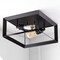 Jonathan Y Marfa Square 13" 2-Light Iron Modern Farmhouse LED Flush Mount, Oil Rubbed Bronze JYL7563A - alternate 9