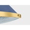 Hudson Valley Lighting Highclere 17.75 in. Flush Mount in Aged Brass/Soft French Blue by Mark D. Sikes MDS2403-AGB/FBL - alternate 6