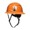Malta Dynamics APEX Type 2 Class C Full Brim Vented Safety Helmet, ANSI Z89.1, EN12492, OSHA, Orange HHO4004 - alternate 7