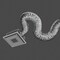 Dundas Jafine 6'' Dia x 25 Ft. L UL 181 Listed Aluminum Foil Flexible Ducting AF625ULPZW - alternate 5